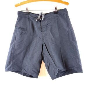 Patagonia Wavefarer Board Shorts Mens 30 Black 9" Inseam Swim Trunks 86555